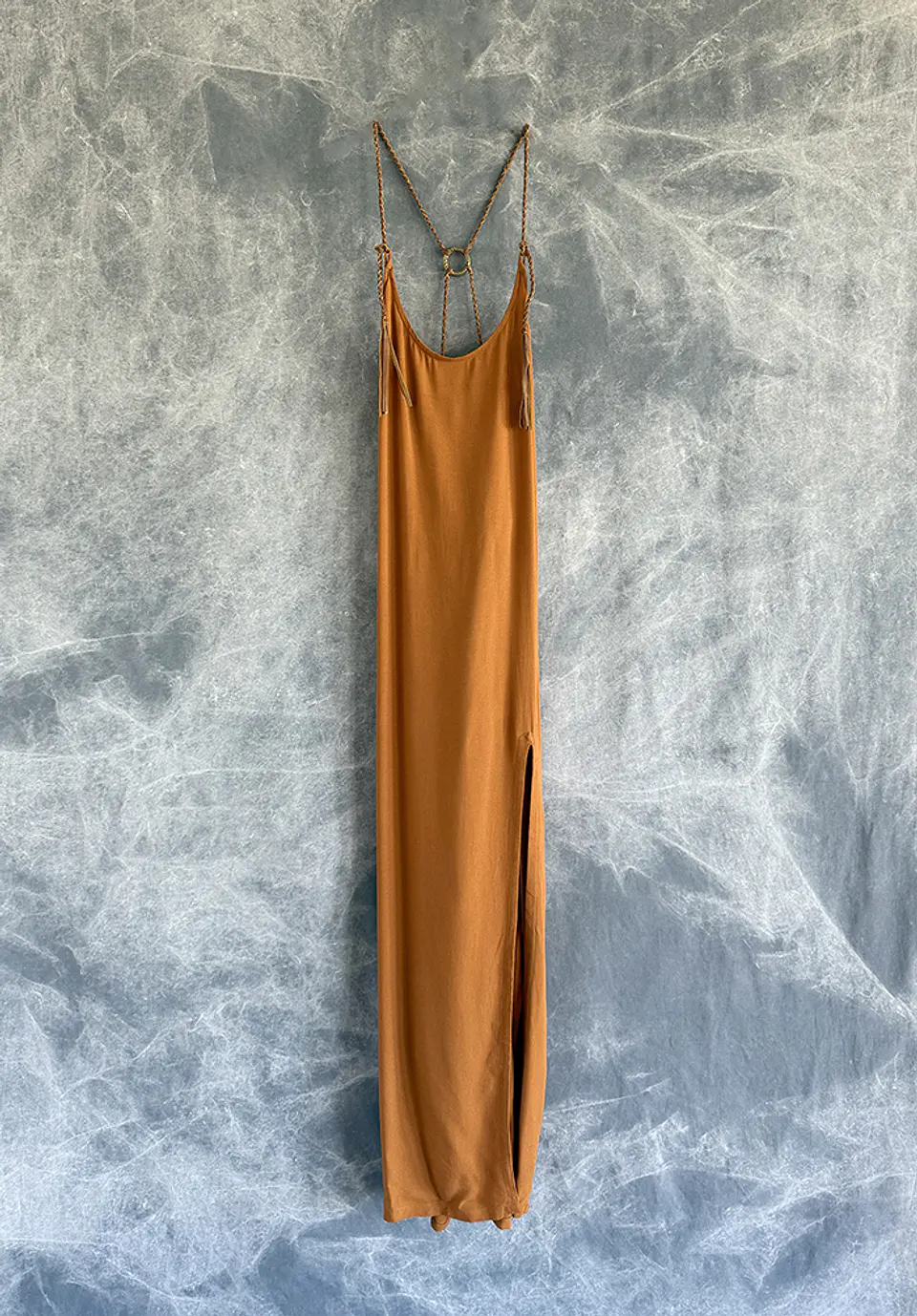 MALIKA LONG DRESS terracotta 1