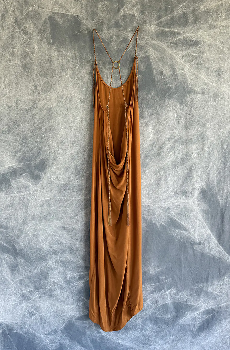 MALIKA LONG DRESS terracotta 2