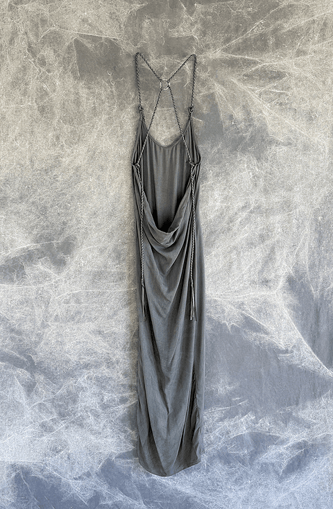MALIKA LONG DRESS grey