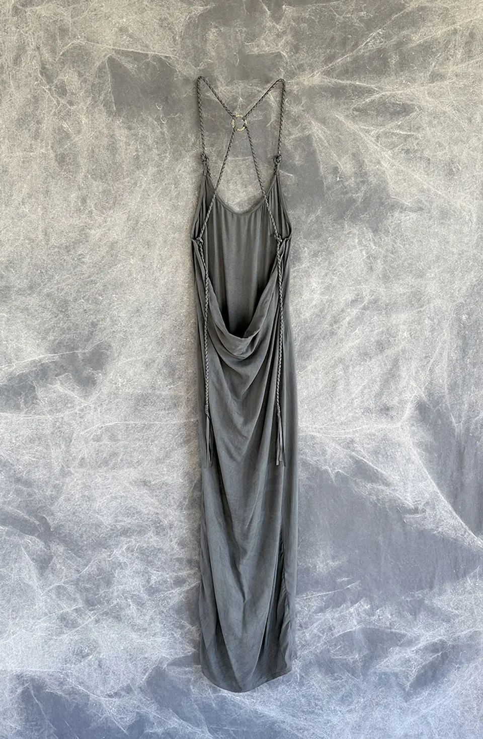MALIKA LONG DRESS grey 2