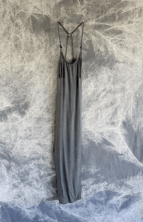 MALIKA LONG DRESS grey