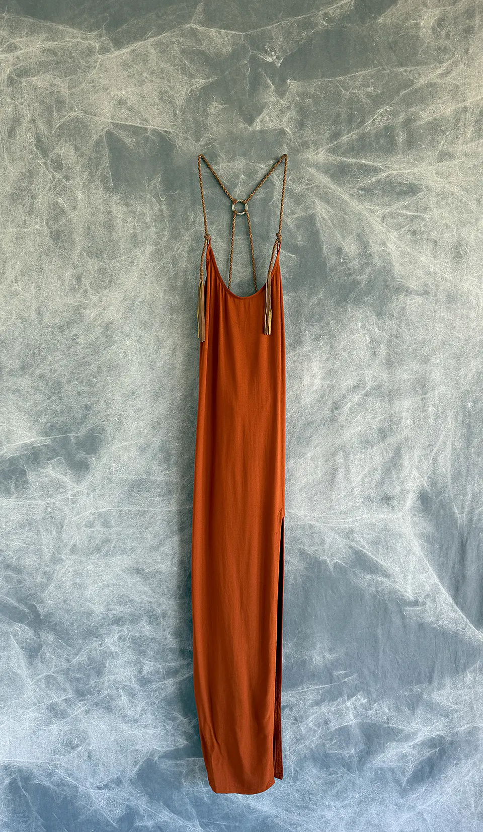 MALIKA LONG DRESS orange 1