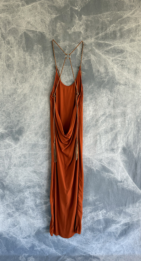 MALIKA LONG DRESS orange