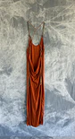 MALIKA LONG DRESS orange - thumbnail 2