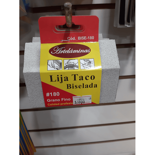 Lija taco biselada 1