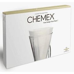Filtros Chemex 100und  Para Cafetera Chemex 1 A 3 Tazas 