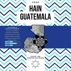 Café De Especialidad Hain Guatemala 86 Pts Envase Vidrio 