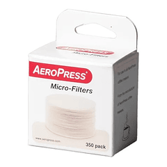 Filtros papel cafetera Aeropress 350 unidades