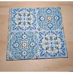 Servilleta azulejos portugueses calipso
