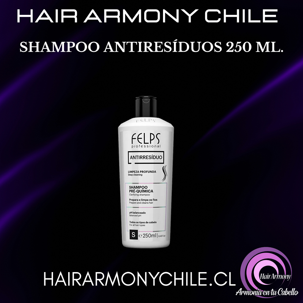 SHAMPOO ANTIRESIDUOS 250 ML.