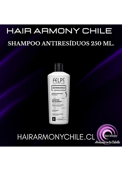 SHAMPOO ANTIRESIDUOS 250 ML.