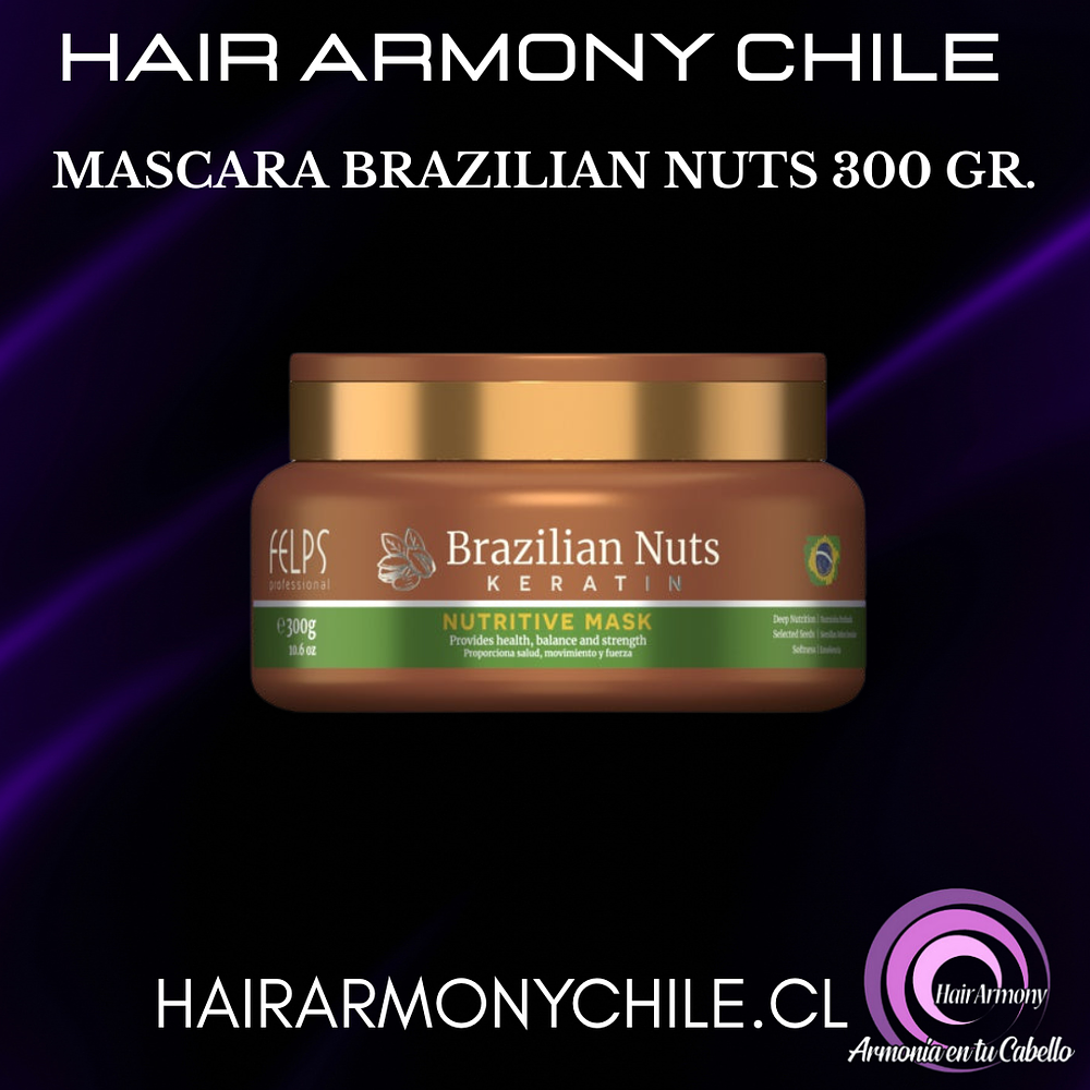 MASCARA BRAZILIAN NUTS 300 GR.