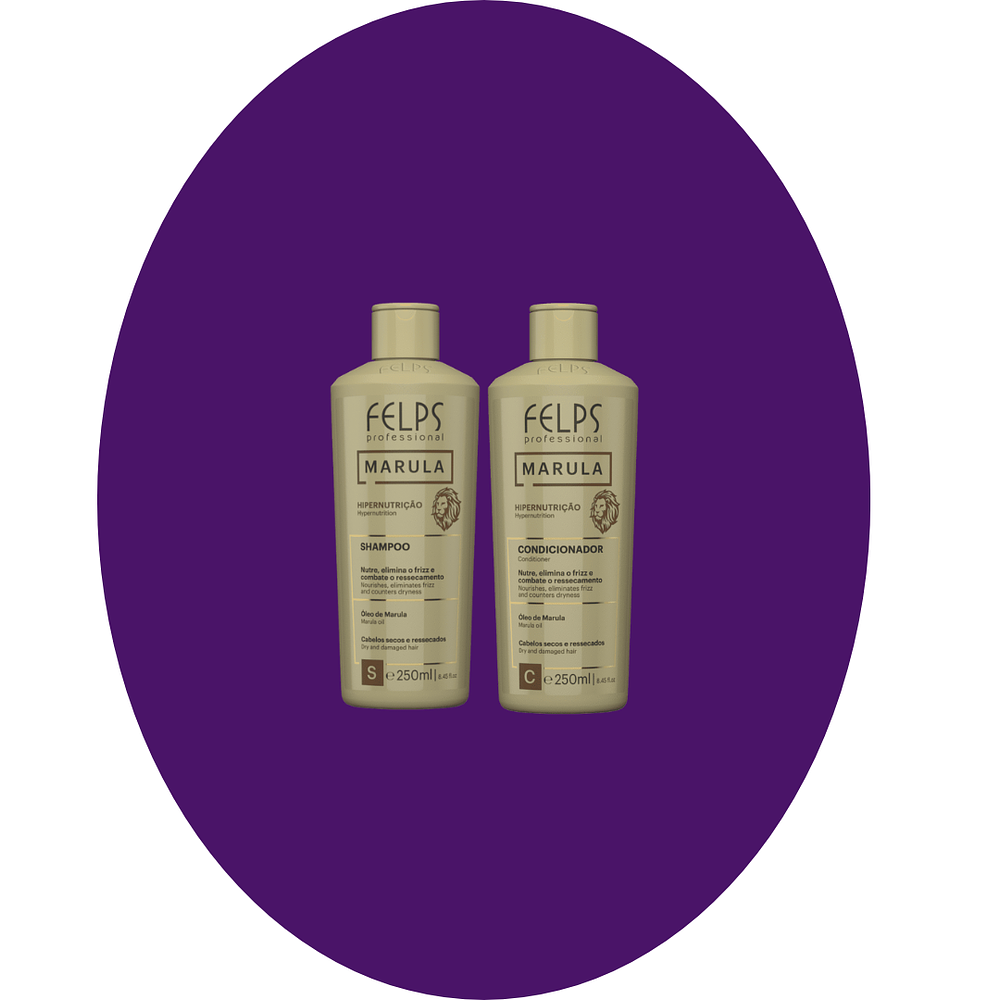 PACK SHAMPOO Y ACONDICIONADOR MARULA 250 ML.