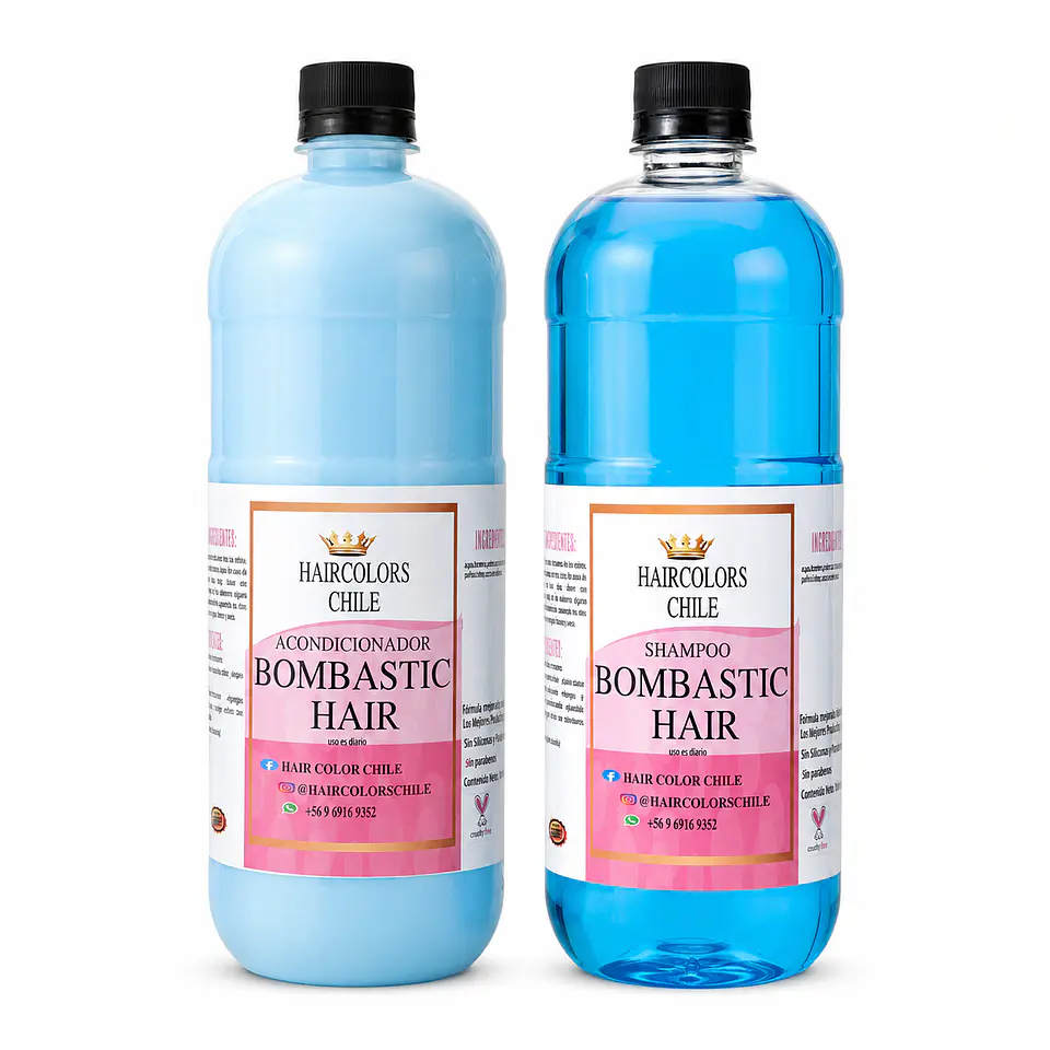 PACK SHAMPOO Y ACONDICIONADOR BOMBASTIC LITRO  1
