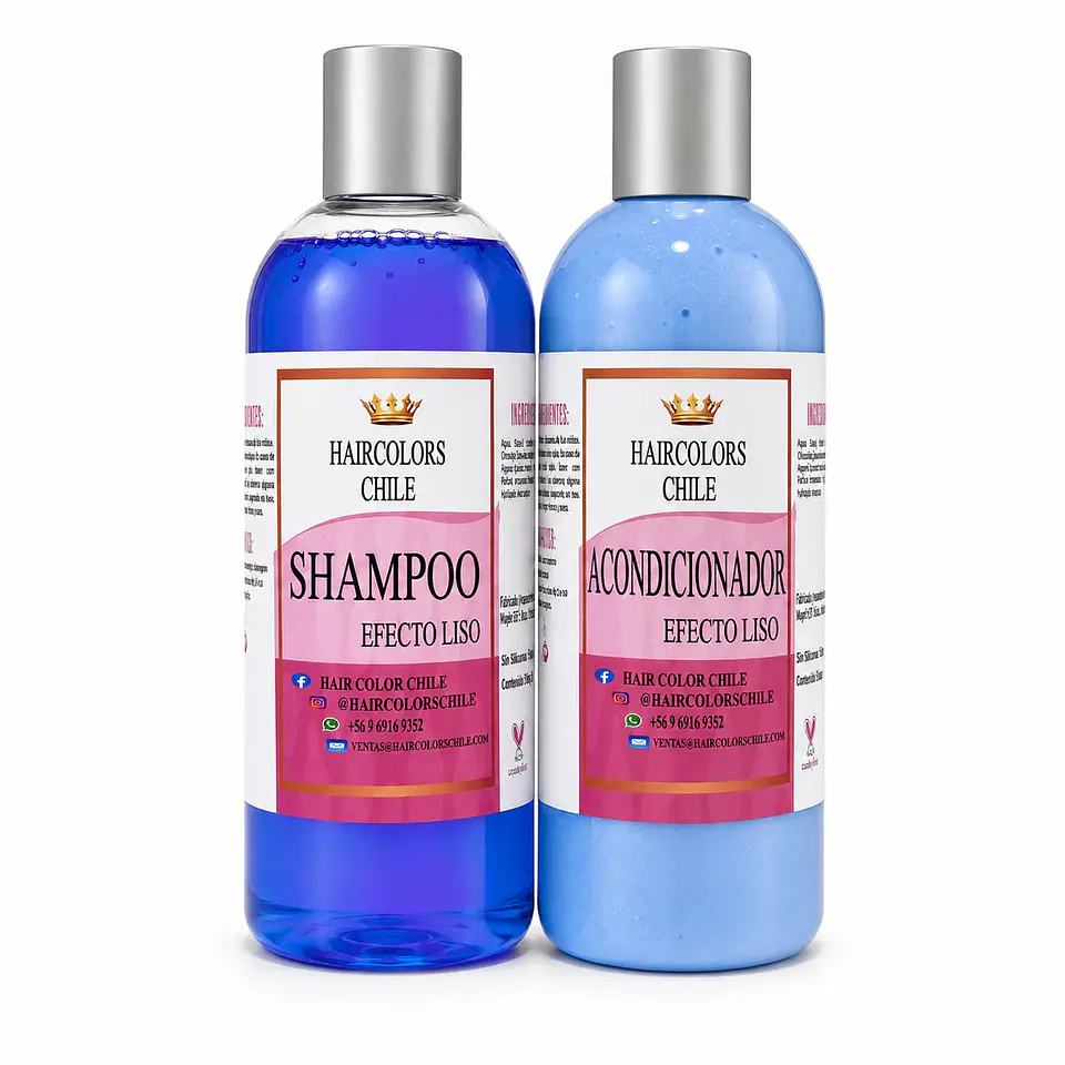 PACK SHAMPOO Y ACONDICIONADOR 500ML EFECTO LISO  1