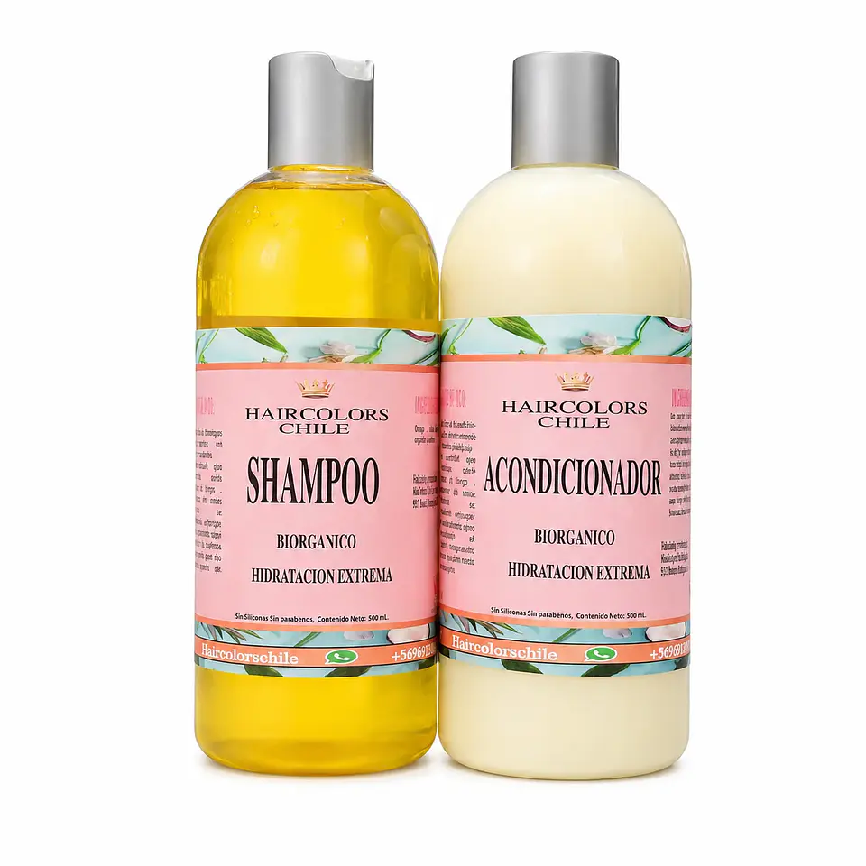 PACK SHAMPOO Y ACONDICIONADOR HIDRATACIÓN 500ML 1