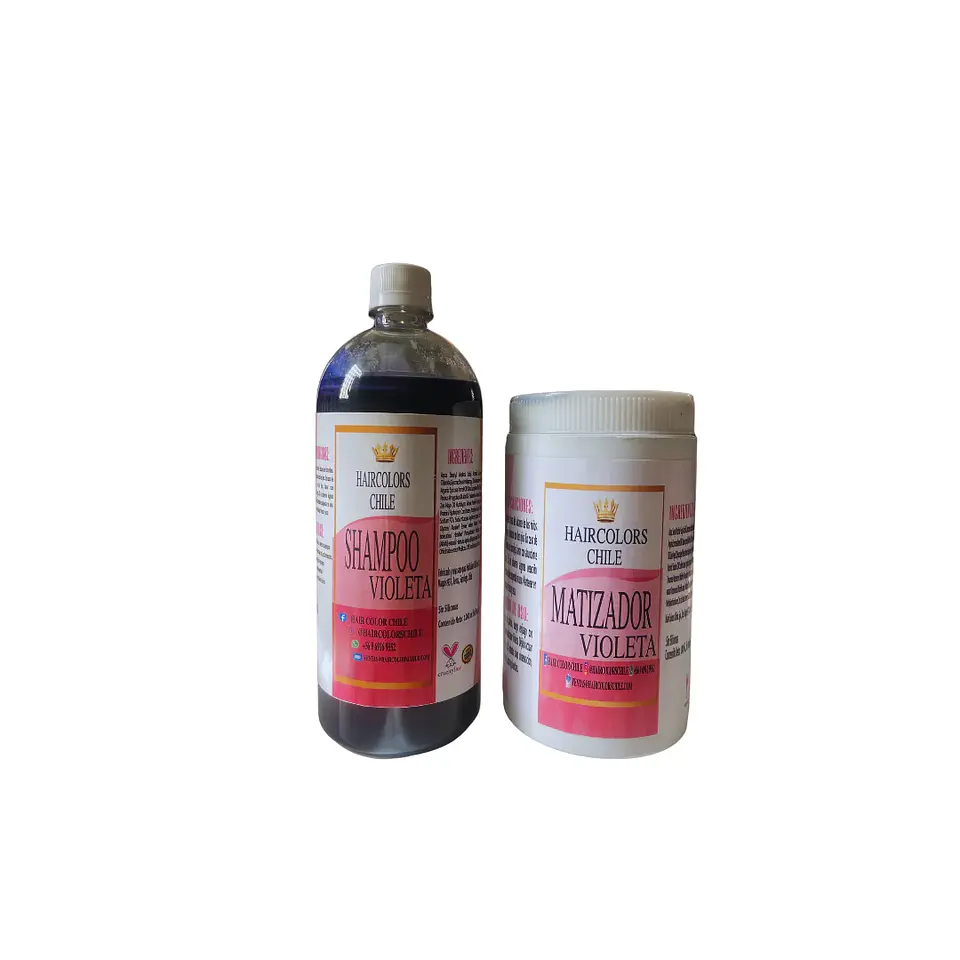 PACK SHAMPOO Y MATIZADOR 100ML VIOLETA  1