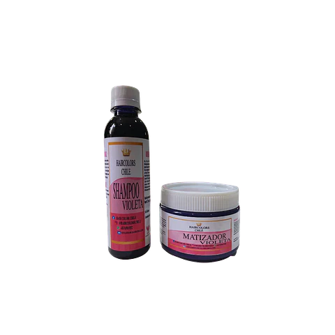 PACK SHAMPOO 250ML Y MATIZADOR 300ML VIOLETA 