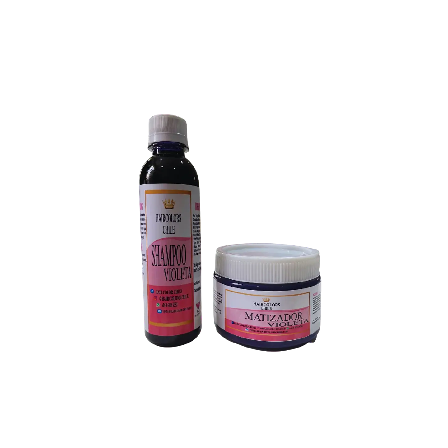 PACK SHAMPOO 250ML Y MATIZADOR 300ML VIOLETA  1
