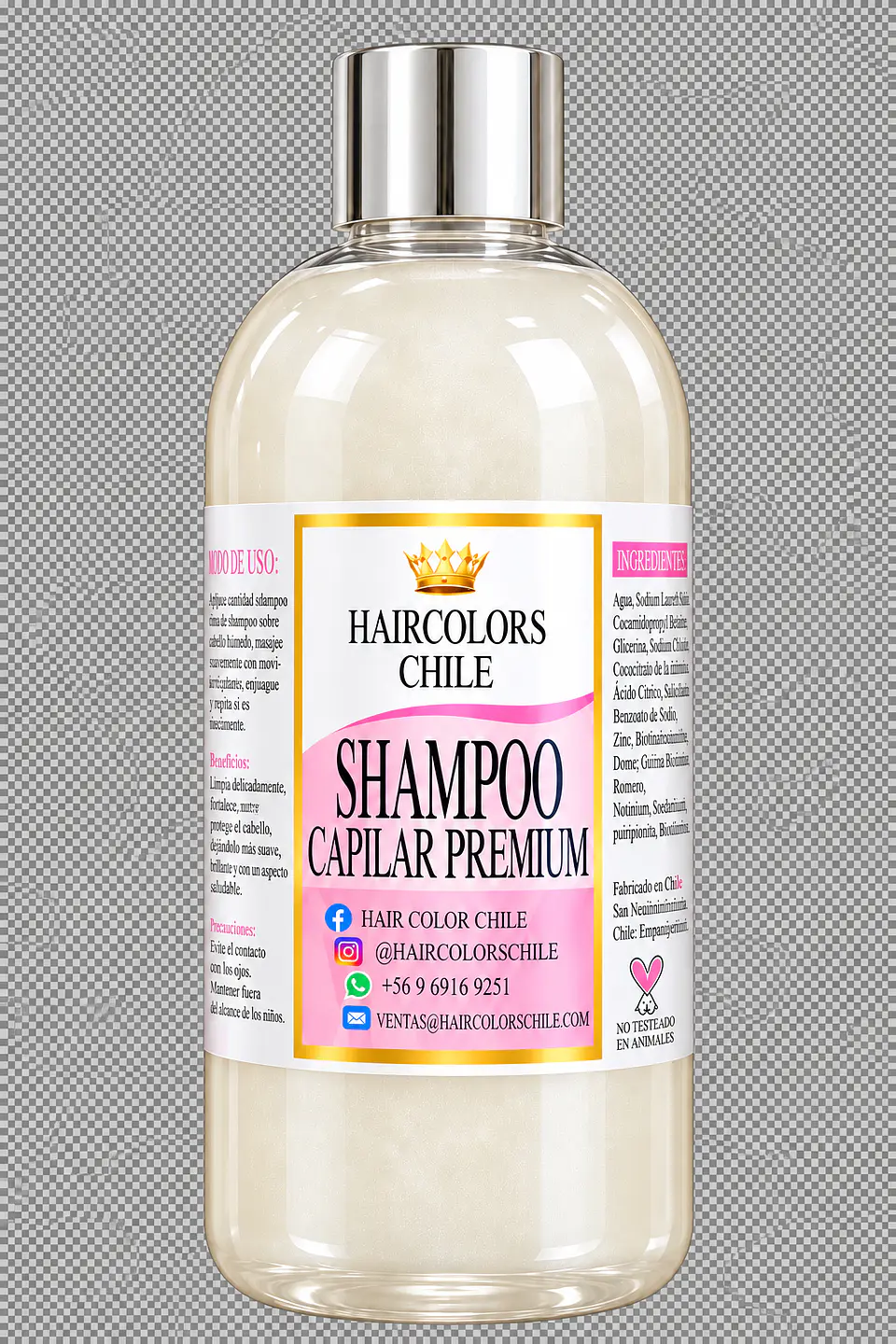 SHAMPOO CAPILAR PREMIUM ANTI FRIZZ 500ML 1