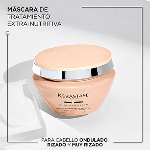 Máscara nutricion Masque cabello crespo  Beurre Haute Nutrition 200ml