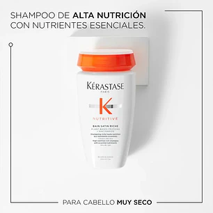 SHAMPOO BAIN SATIN RICHE CABELLO GRUESO 250ML