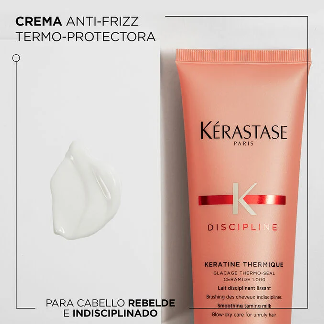 protector térmico Crema Keratine Thermique Blow Dry Primer para cabello medio a grueso 150ml 1