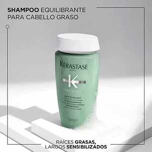 Shampoo para raíces grasas y puntas secas  Bain Divalent Balancing 250ml
