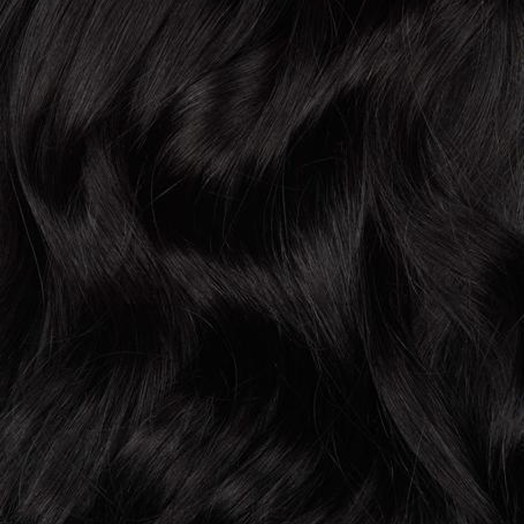 cortina clip 100g color #black -70cm cabello liso 1