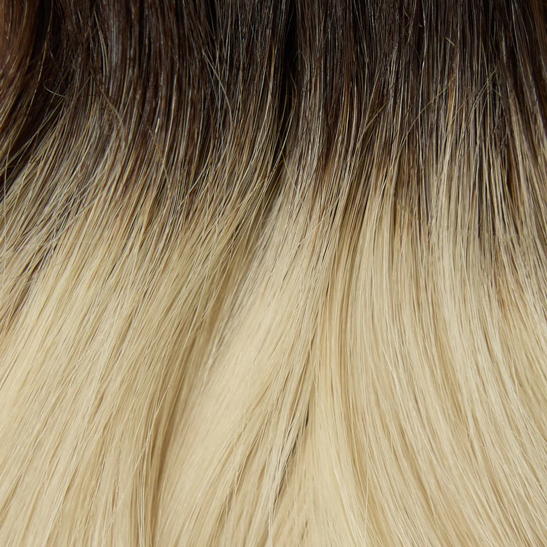 cortina clip 100 g color #balayage 3/12.0 -50cm cabello liso 1