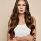 cortina clip 150g color #dubai- 60cm cabello liso - Miniatura 1