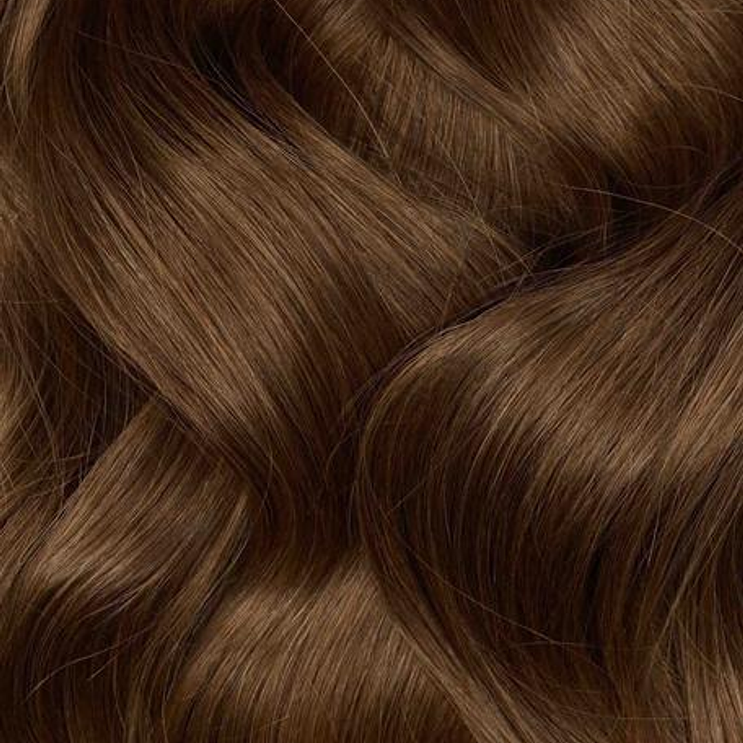cortina clip 150g color #dubai- 60cm cabello liso 3