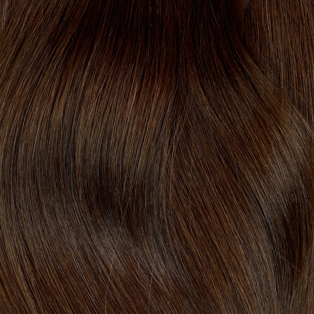 cortina clip 100 g color #6/0 -60cm cabello liso 1