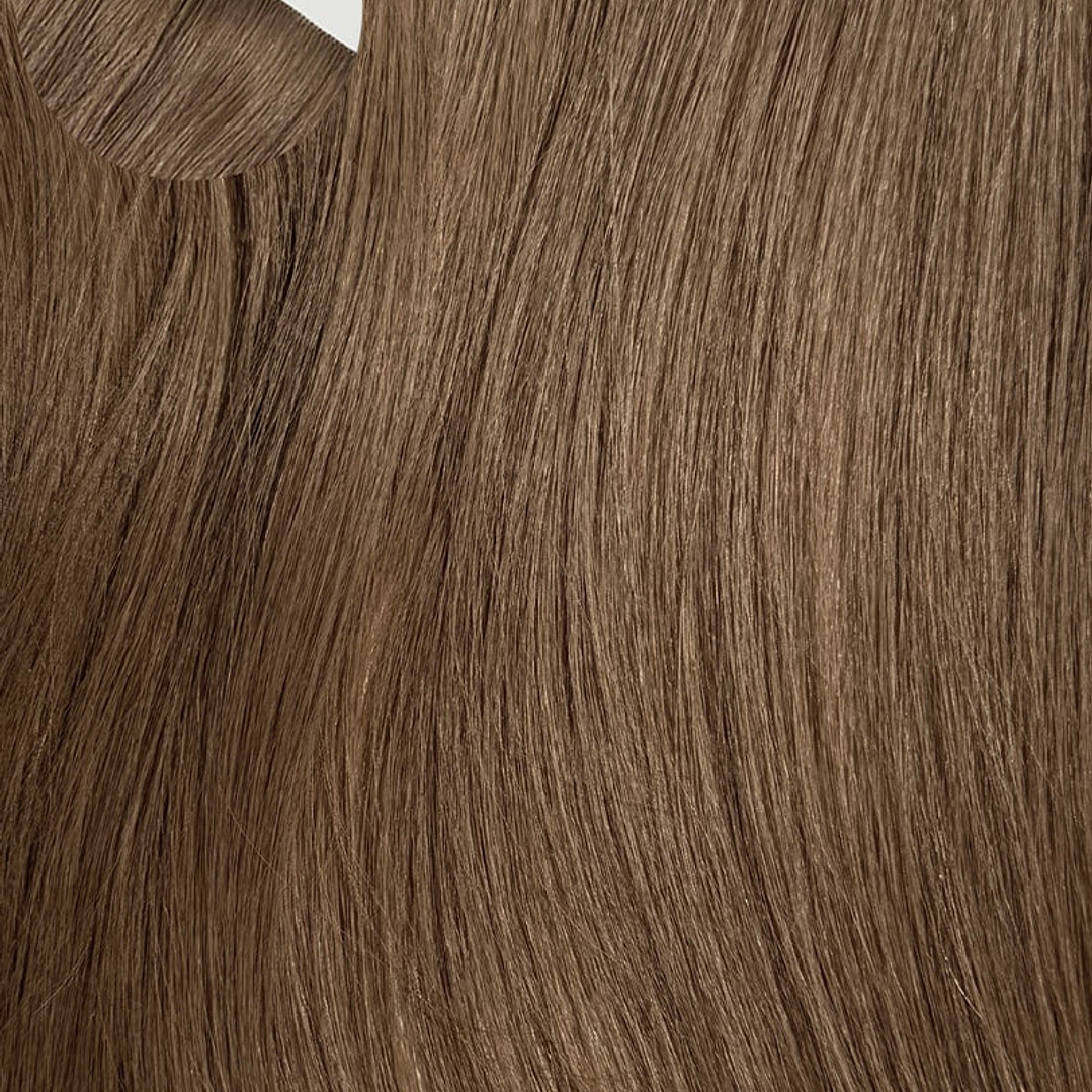 Set de cortinas invisibles Castaño natural  56 cm (140g) 1