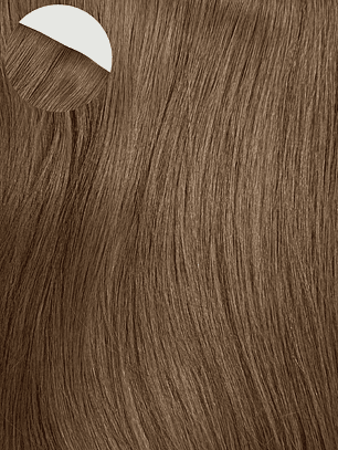 Set de cortinas invisibles Castaño natural  56 cm (140g)