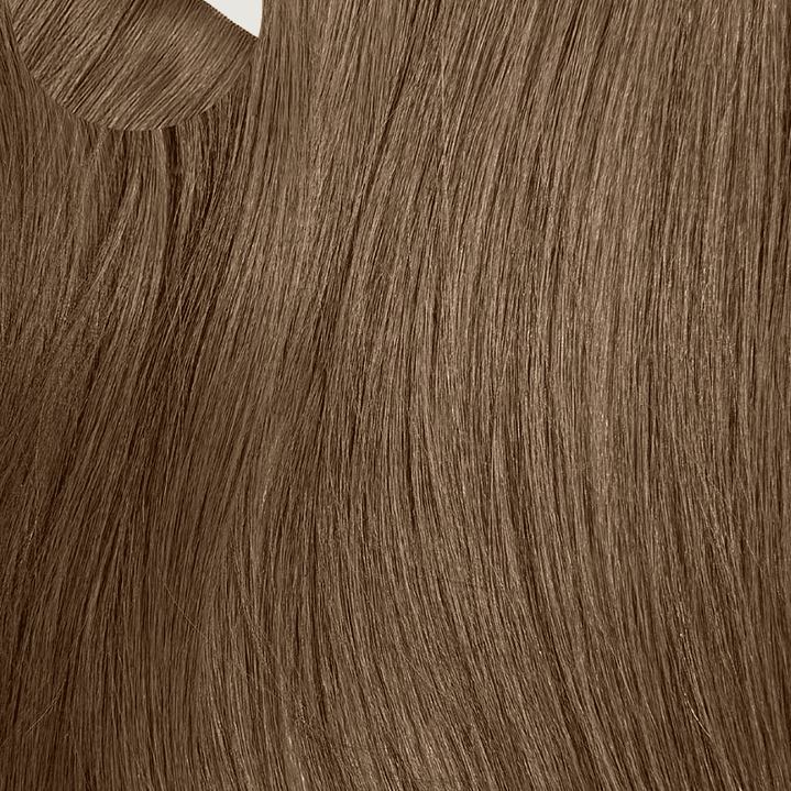 Set de cortinas invisibles Castaño natural  56 cm (140g) 1