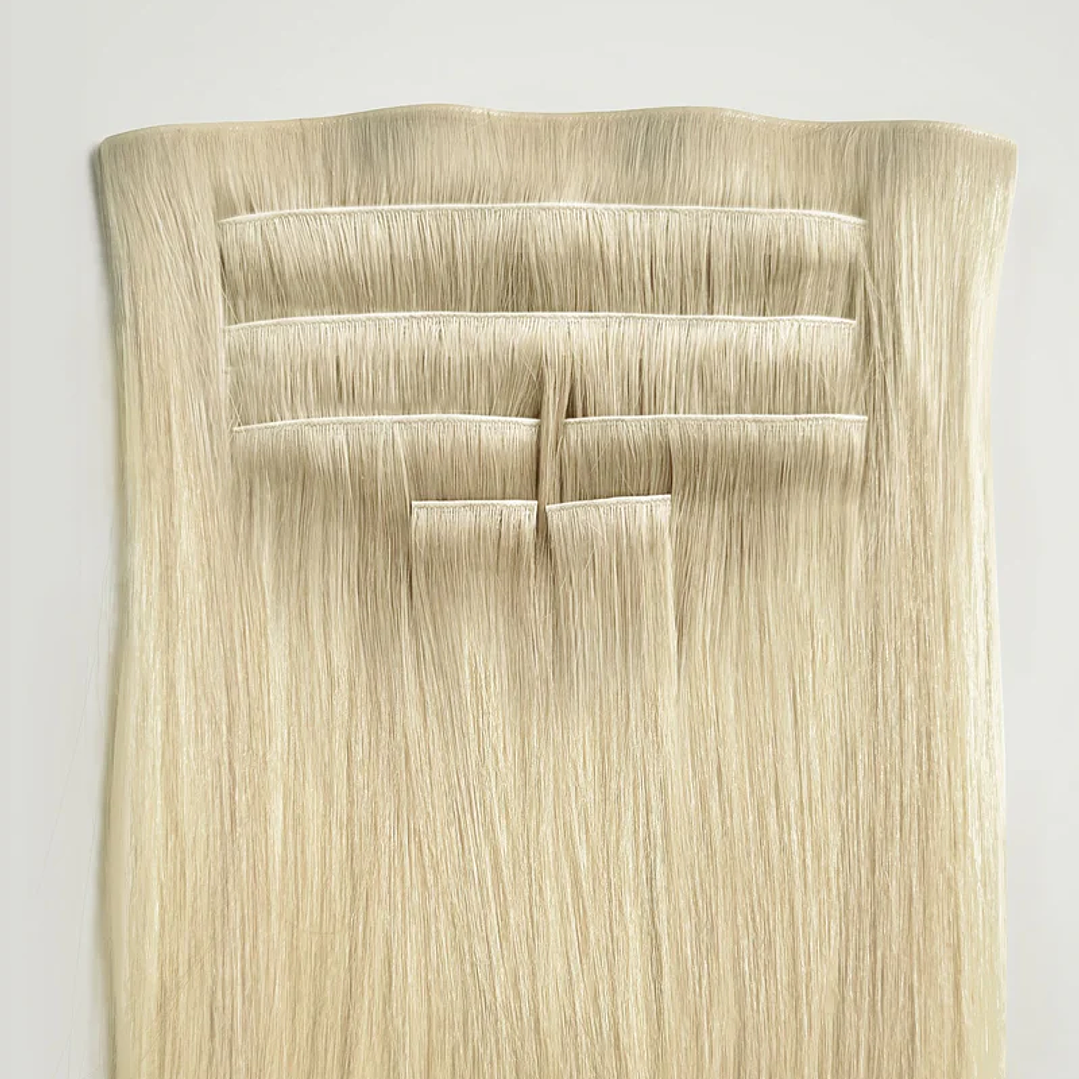 Set de cortinas invisibles rubio 12.0  56 cm (140g) 2