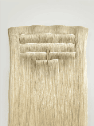 Set de cortinas invisibles rubio 12.0  56 cm (140g)