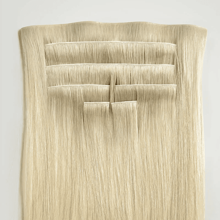 Set de cortinas invisibles rubio 12.0  56 cm (140g) 2