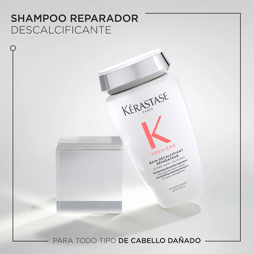  Shampoo reparador descalificante para cabello dañado  1