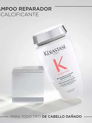  Shampoo reparador descalificante para cabello dañado 