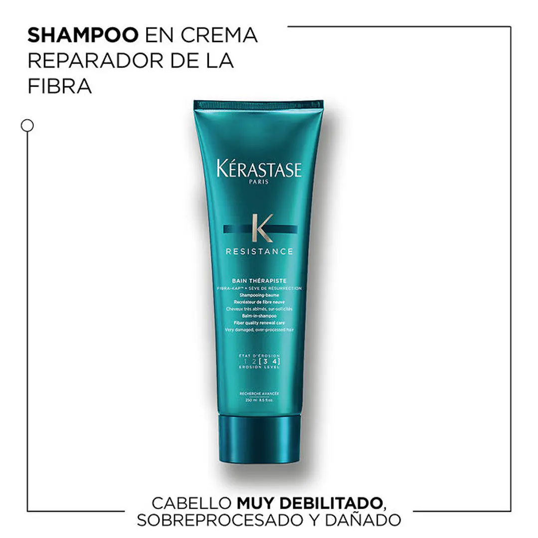 Shampoo para cabello ultra dañado Thérapiste 1