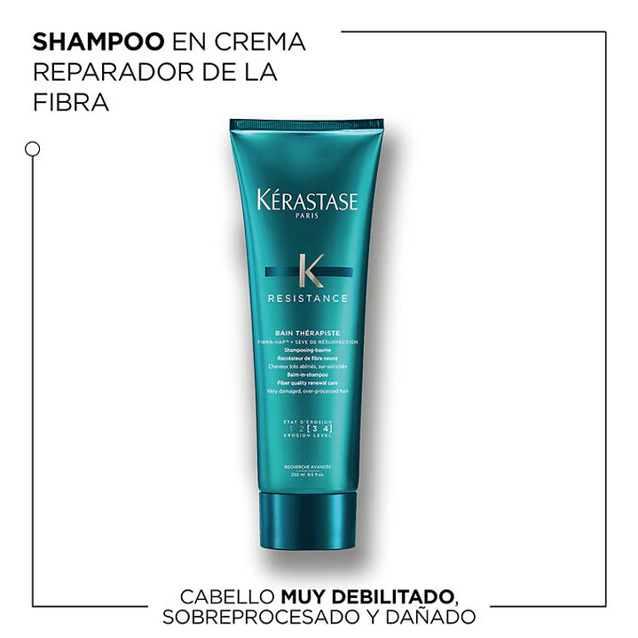 Shampoo para cabello ultra dañado Thérapiste 1