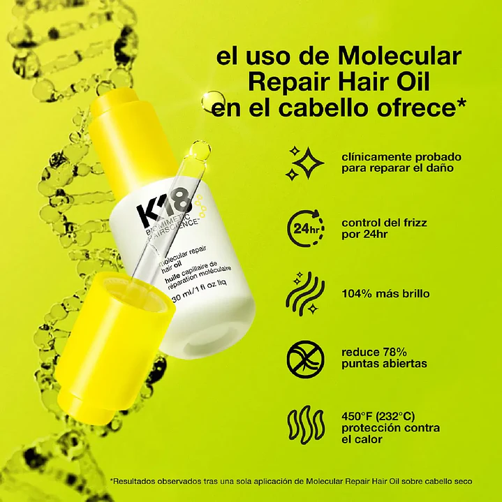 K18 Aceite de Reparación Molecular - 10ml 2