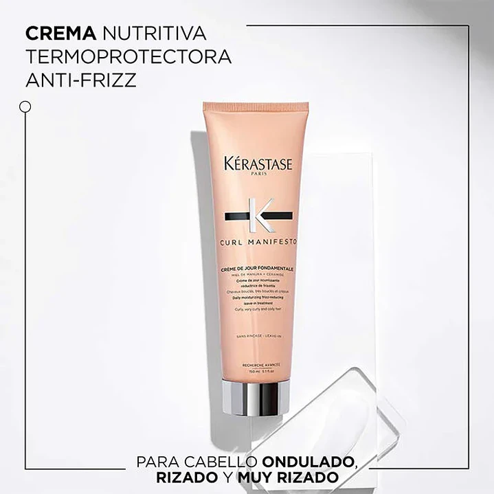 crema de peinar para cabello rizado, muy rizado y el rizado de gran volumen. 1