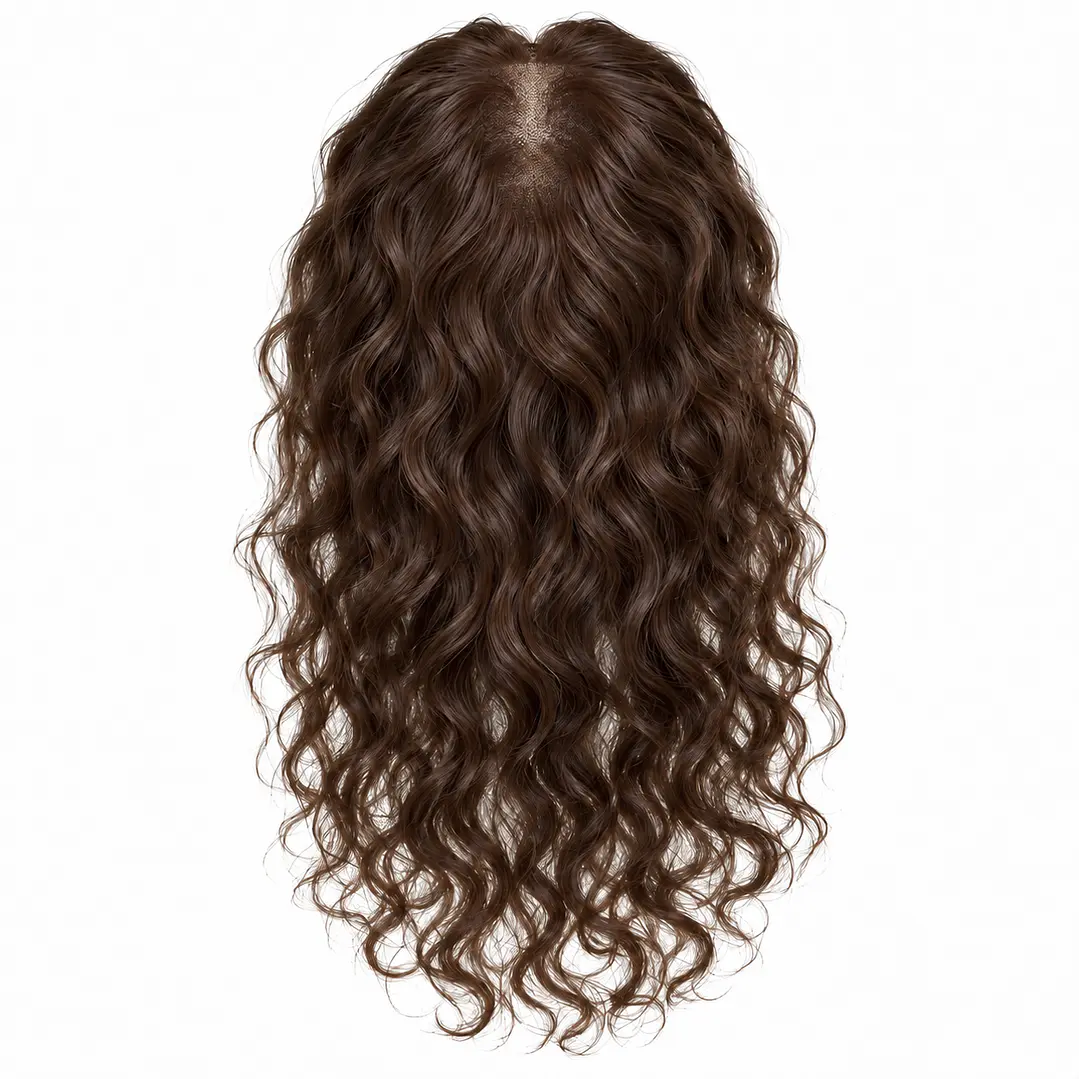 TOPPER CRESPO IMPERCEPTIBLE CABELLO INYECTADO 100% HUMANO  3
