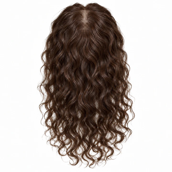 TOPPER CRESPO IMPERCEPTIBLE CABELLO INYECTADO 100% HUMANO  3