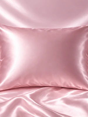 Funda de satén para la almohada