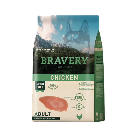 Bravery Perro Adult large/medium Chicken