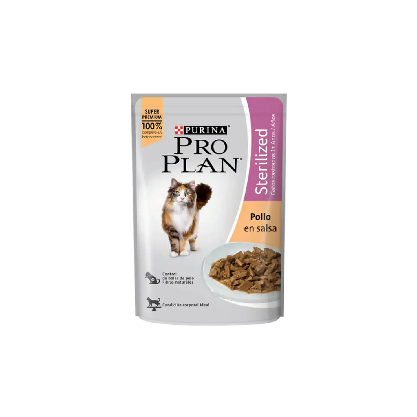 Pro Plan Alimento humedo Pollo en salsa Gato Esterilizado 1